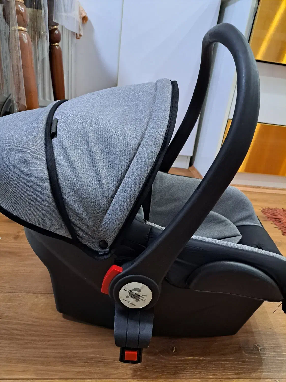 کریر طوسی مشکی نو|کالسکه و لوازم جانبی|رشت, حمیدیان|دیوار