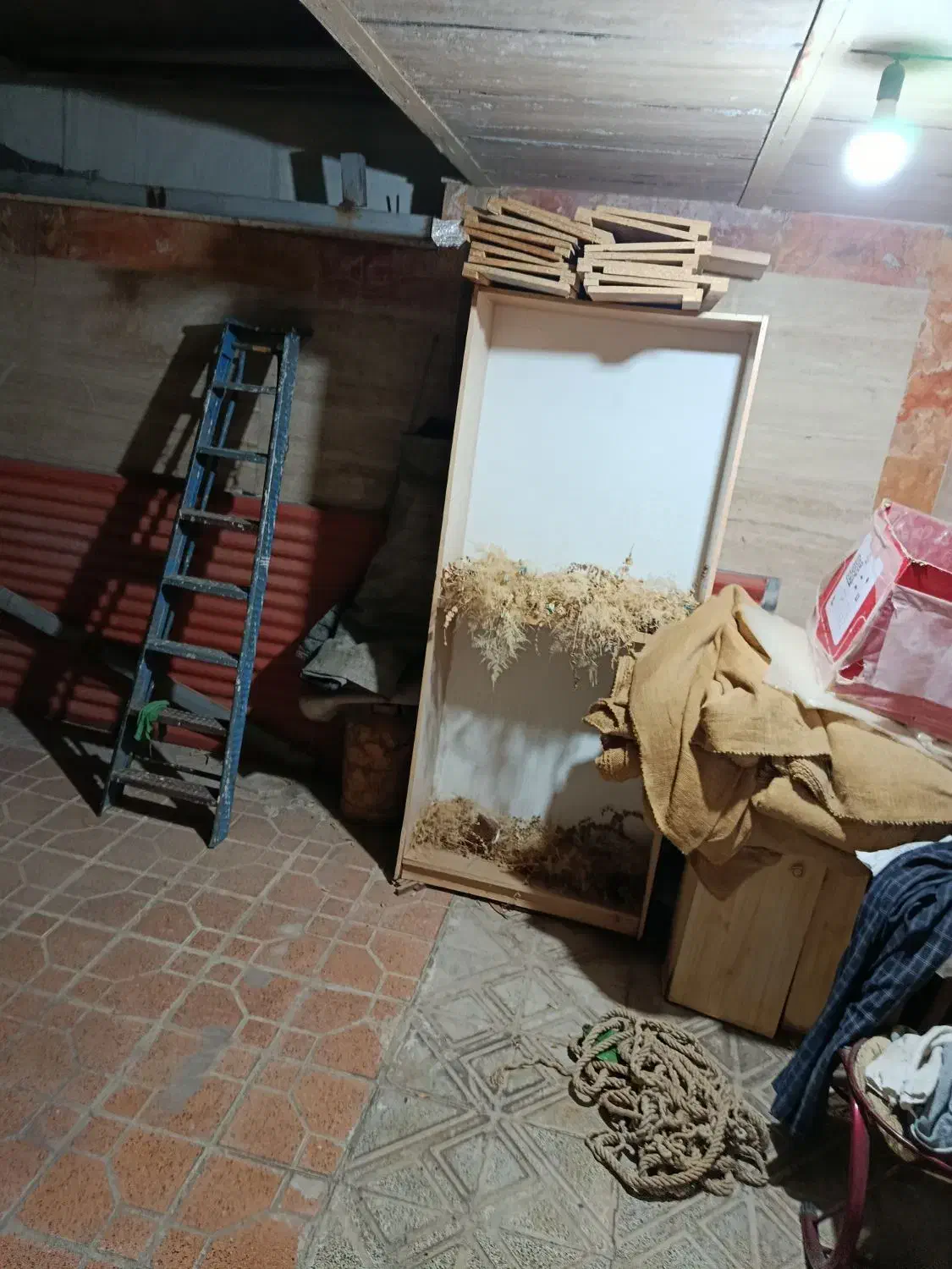 چن قفسه چوبی جهت کتاب یا لباس یا...|کتابخانه، شلف، قفسه‌های دیواری|ایلام, |دیوار