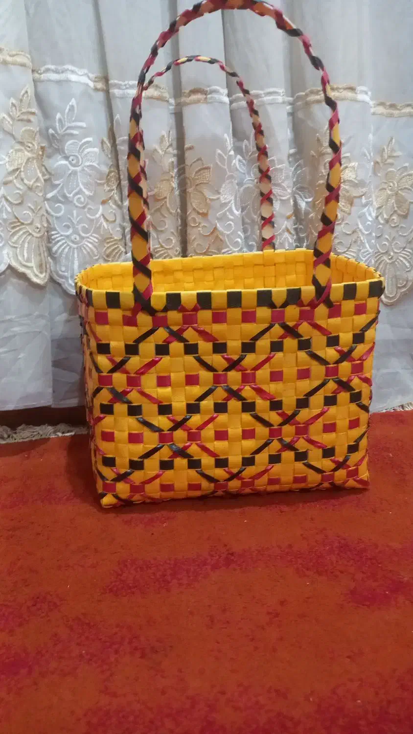 سبد دست بافت حصیری|صنایع دستی و سایر لوازم تزئینی|آبادان, |دیوار