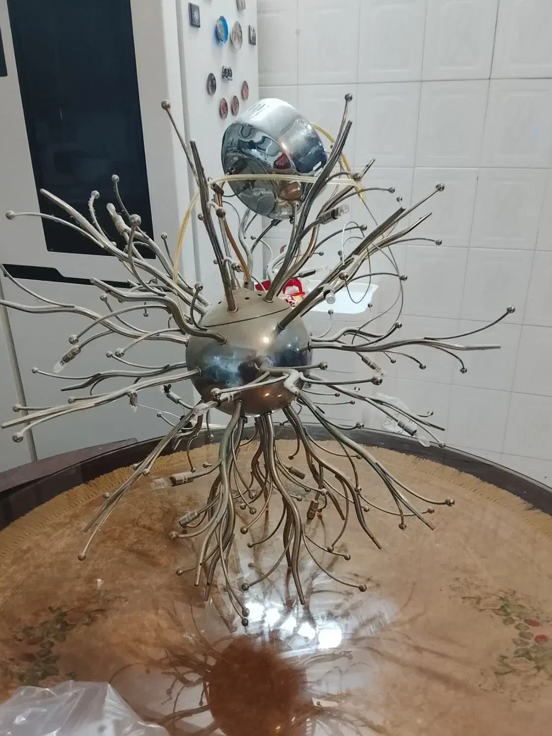 لوستر سالم و تضمینی|لوستر و چراغ آویز|شاهین‌شهر, شهرک هشت بهشت|دیوار