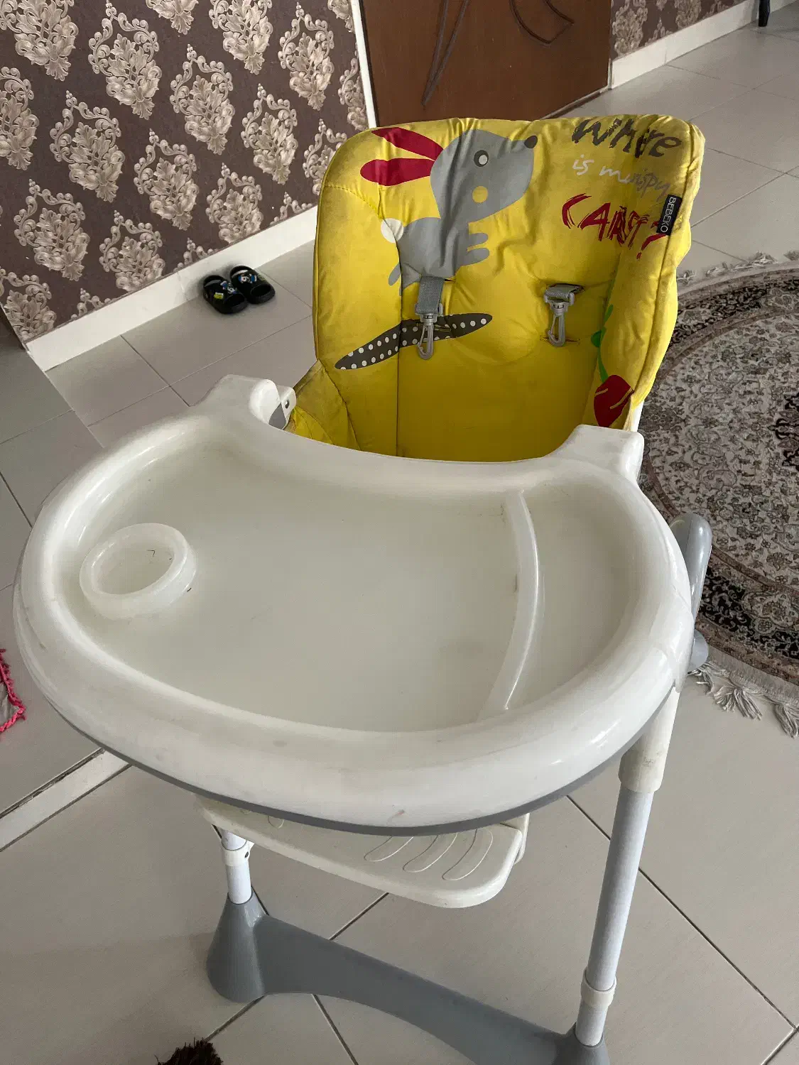 صندلی غذا کودک|تخت و صندلی بچه|رباط‌کریم, نصیرشهر|دیوار