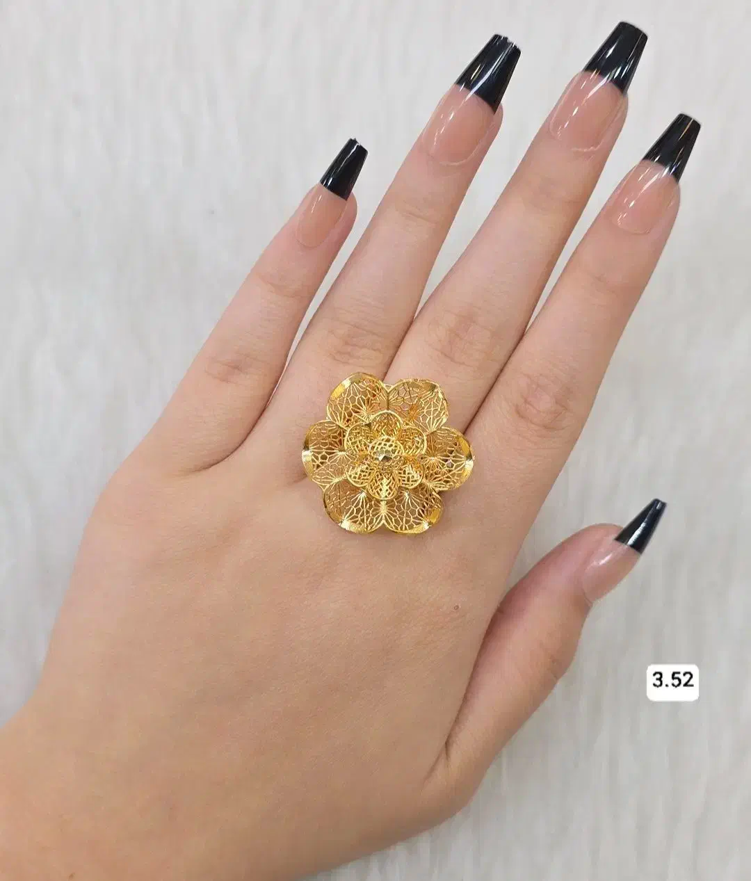 انگشتر نقره طرح فیوژن کاملا مشابه به طلا|جواهرات|شیراز, بعثت|دیوار