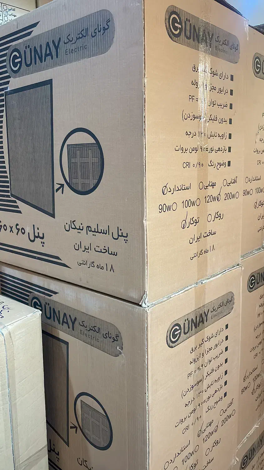 پنل ۶۰ در ۶۰ توکار ۸۰ وات و‌۱۲۰ وات|لامپ و چراغ|تهران, لاله زار|دیوار