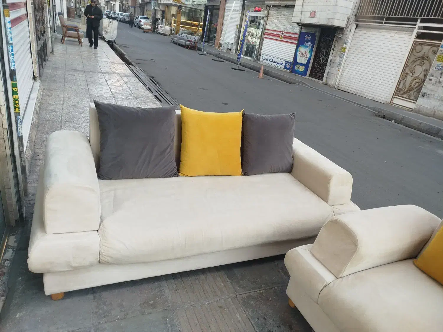 مبل راحتی 7نفره کارکرده|مبلمان خانگی و میز عسلی|مشکین‌دشت, |دیوار