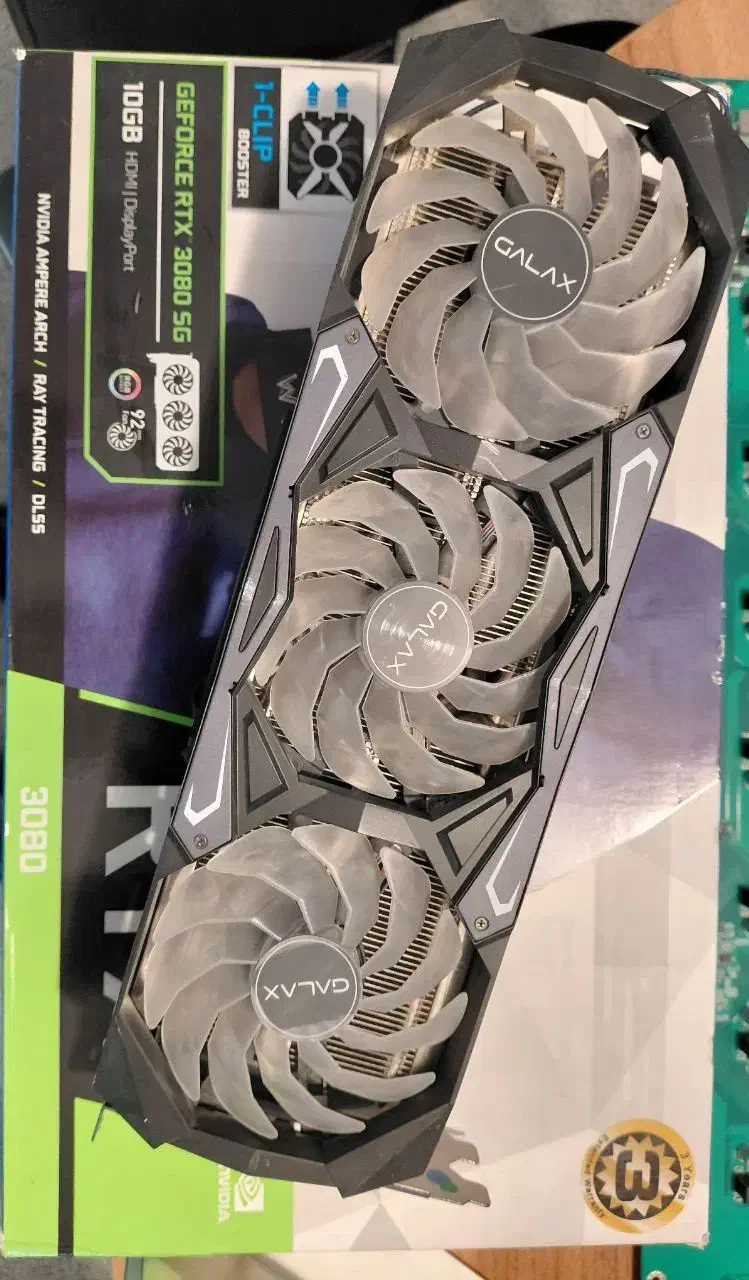 کارت گرافیک Galax RTX 3080 SG (1-Click OC)|قطعات و لوازم جانبی رایانه|مشهد, نیروی هوایی|دیوار
