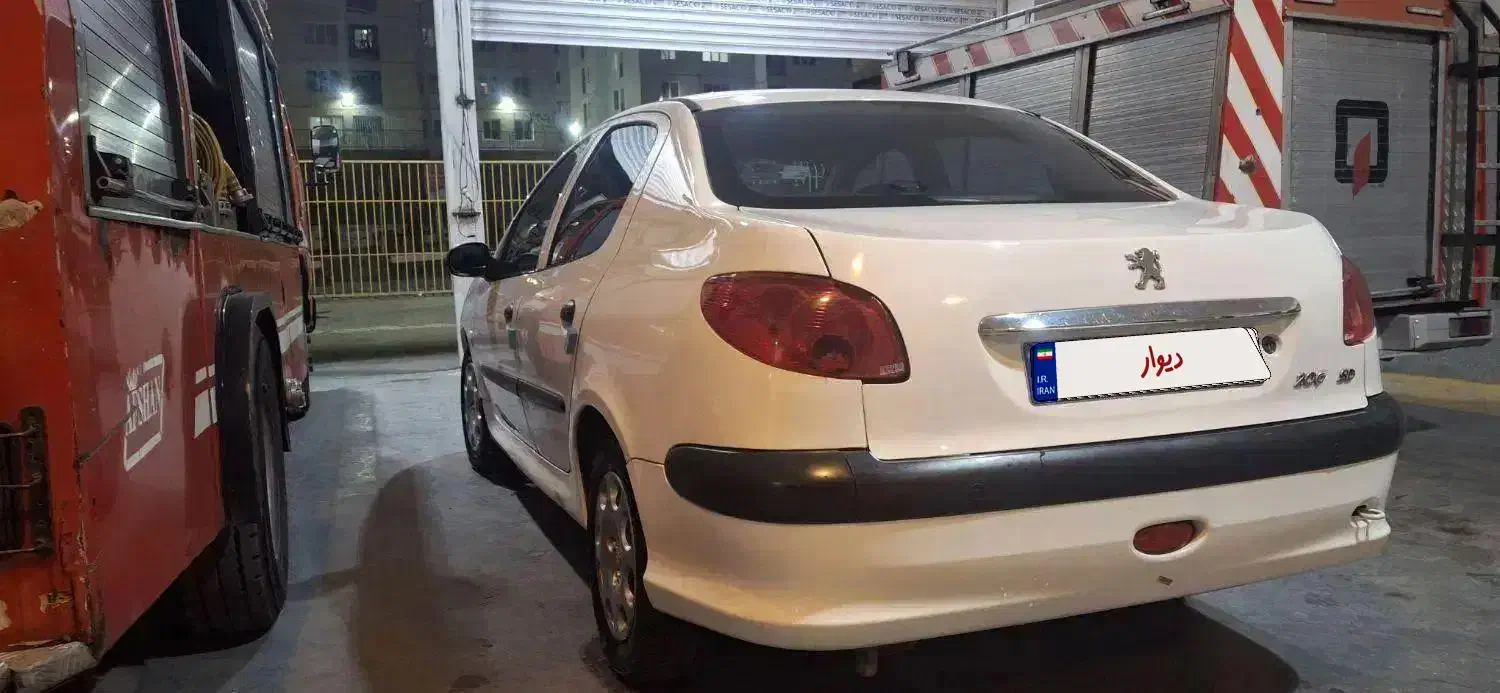 206 sd v8 tu5 مدل ۹۷|خودرو سواری و وانت|پرند, فاز ۲|دیوار