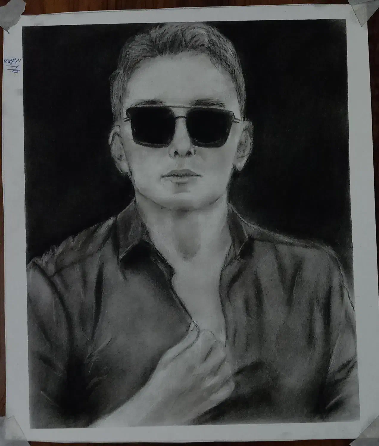 سفارش چهره  نقاشی سیاه قلم وه خرید|تابلو، نقاشی، عکس|اشتهارد, |دیوار