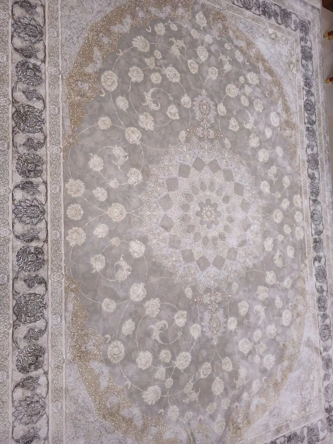 فرش ۹ متری قیطران گل برجسته|فرش|رودهن, |دیوار