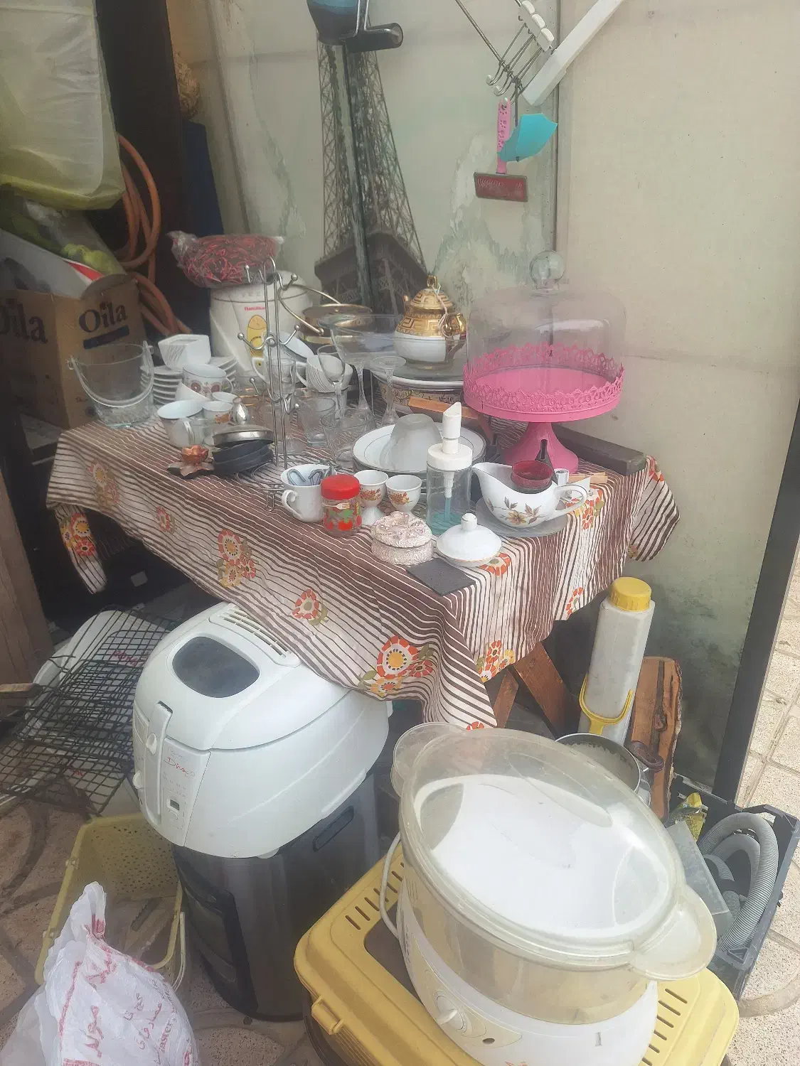 حراج فروش تمام لوازم خانگی به علت مهاجرت|ظروف سرو و پذیرایی|پردیس, فاز ۳|دیوار