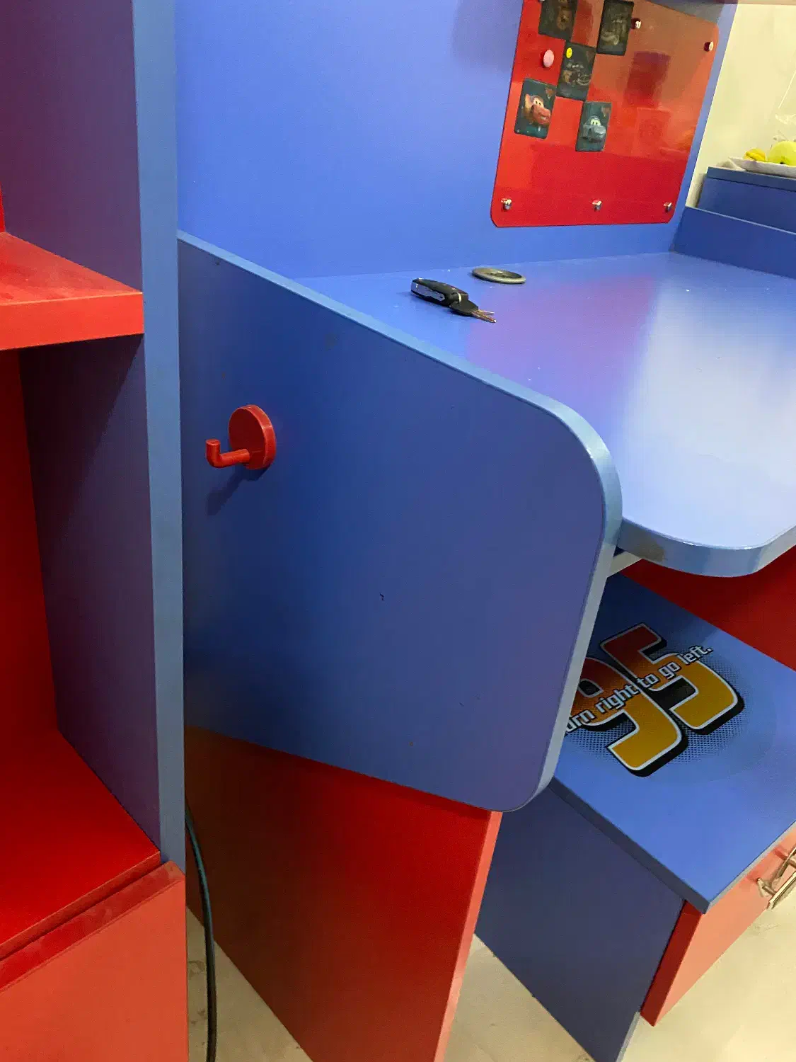 تخت کودک و نوجوان / تخت ماشینی / مک کویین|تخت و سرویس خواب|تهران, قلهک|دیوار