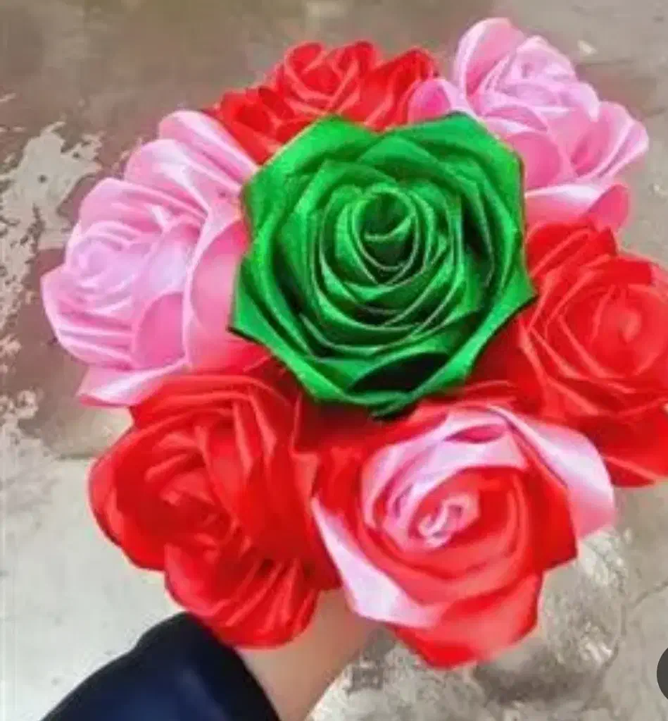 تک شاخه گل رنگی آبنباتی|گل مصنوعی|صومعهسرا, |دیوار