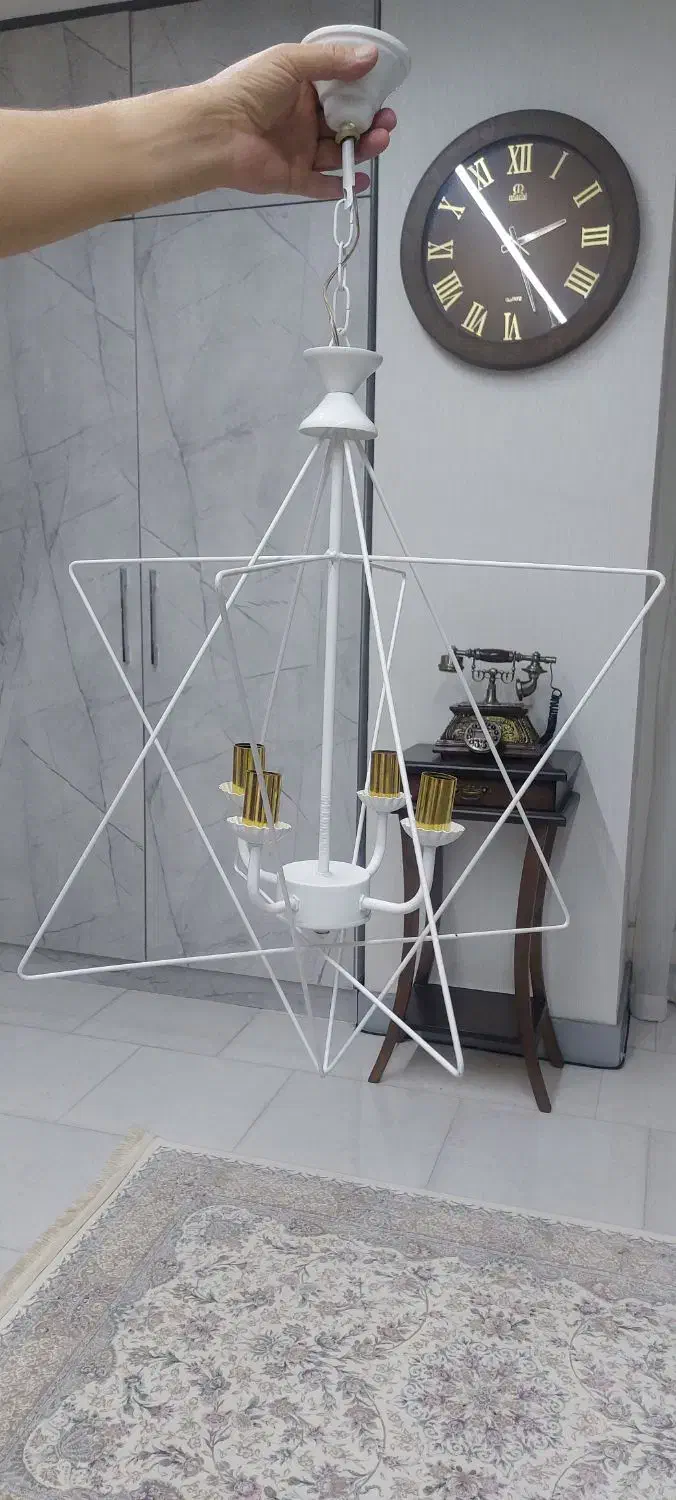 لوستر 4شعله|لوستر و چراغ آویز|کرج, شهرک بنفشه|دیوار