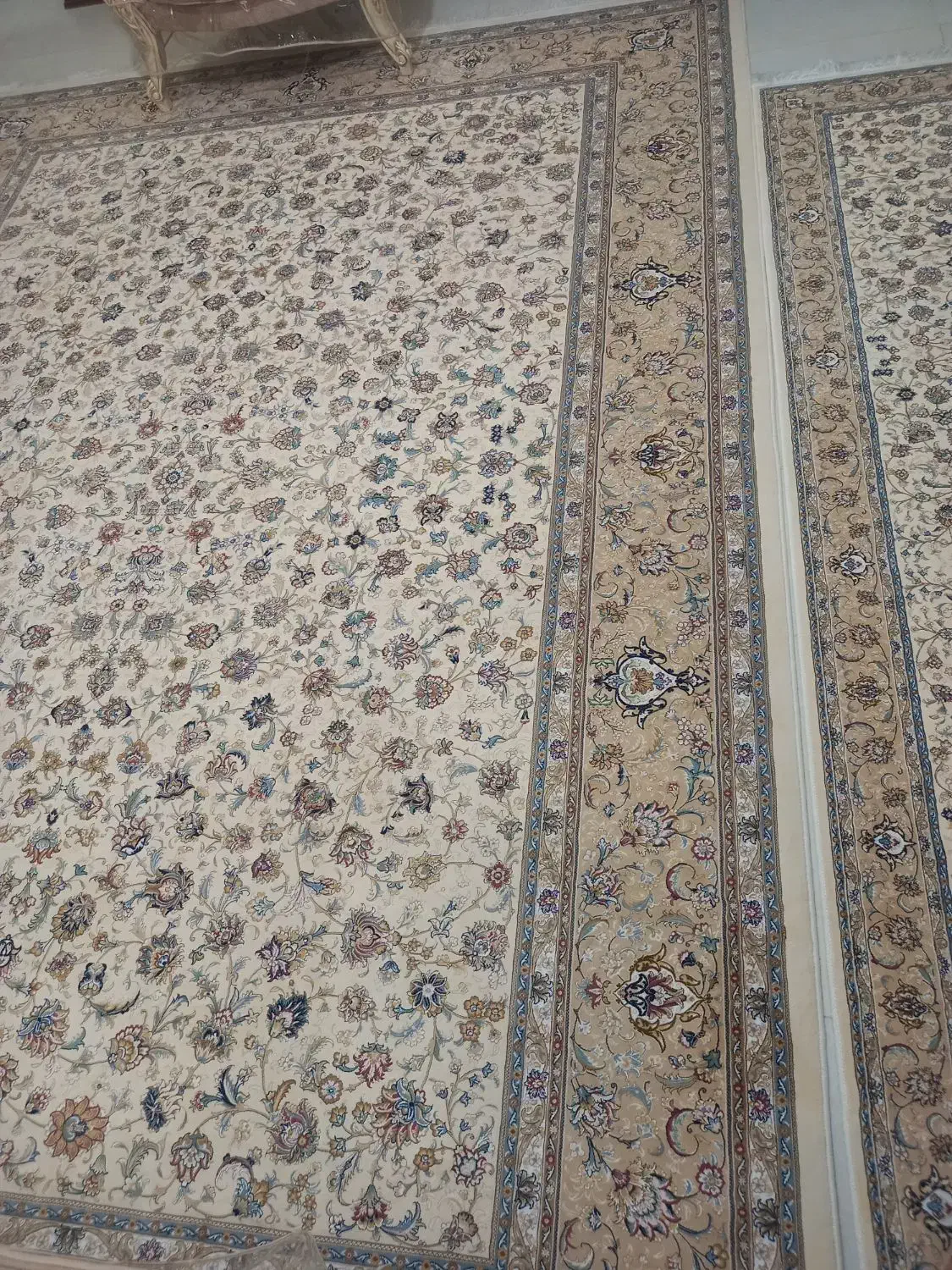 یک جفت فرش ۹ متری به همراه کناره ۳ متری|فرش|تهران, تاکسیرانی|دیوار