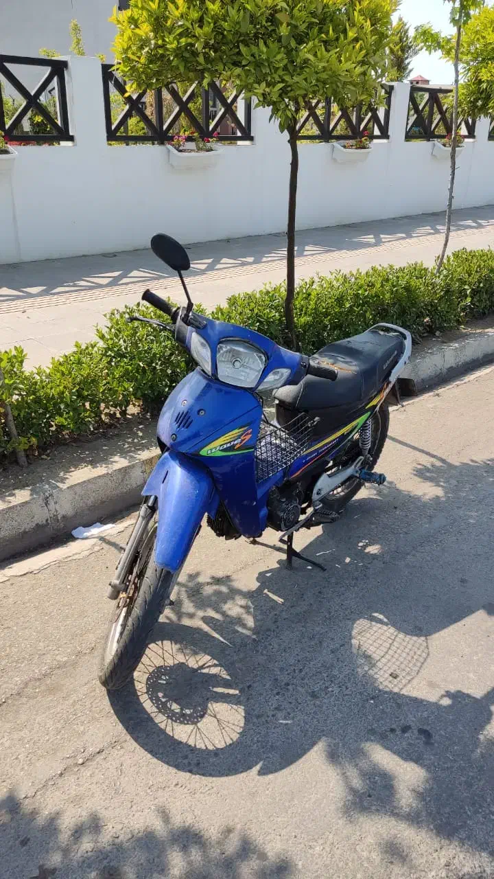 موتور بی کلاچ رنگ آبی مدل 90|موتورسیکلت|بابل, |دیوار