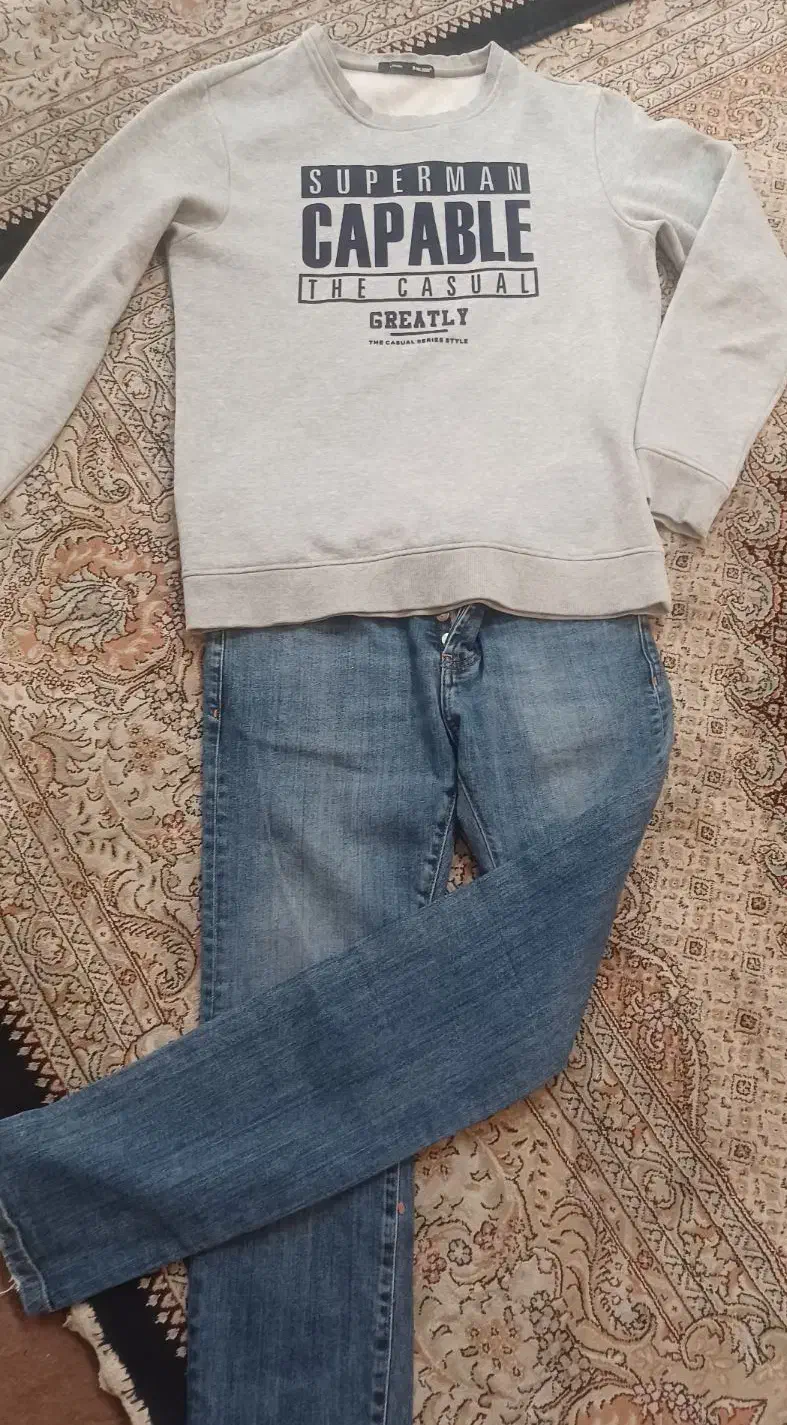 شلوار لی پسرانه ودورس پسرانه|کفش و لباس بچه|بروجرد, |دیوار