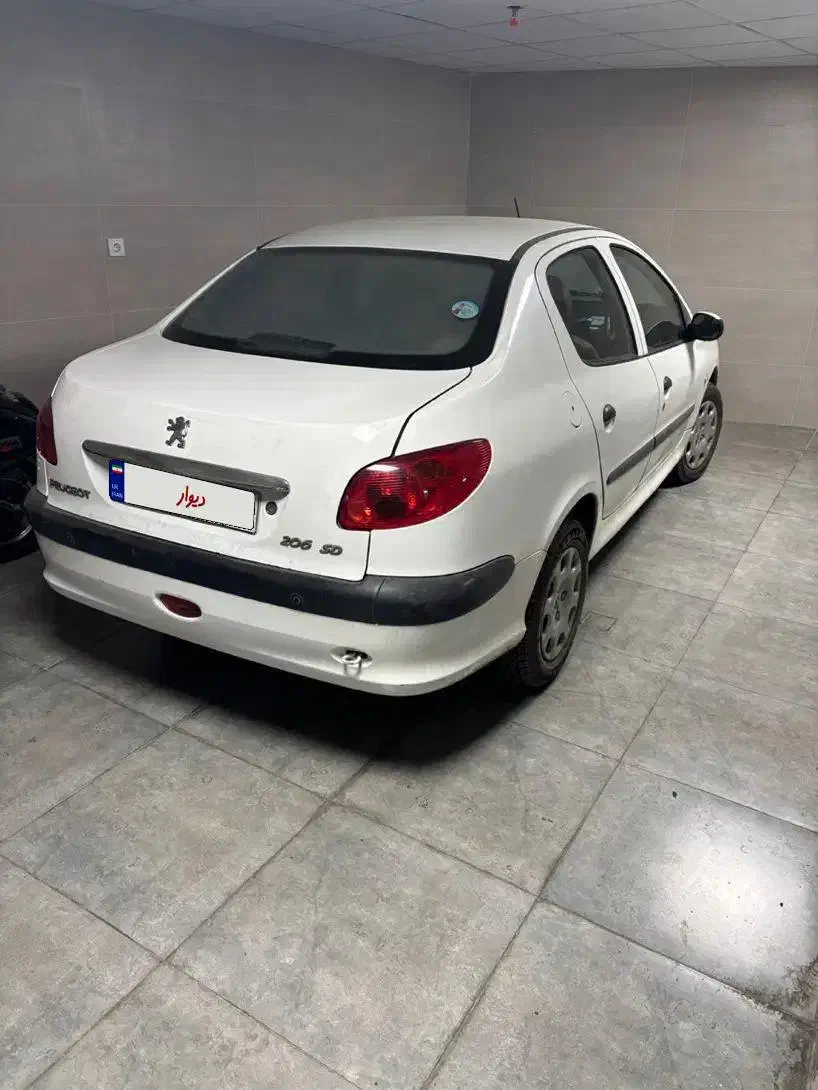 206 sd مدل ۹۶|خودرو سواری و وانت|مرند, |دیوار