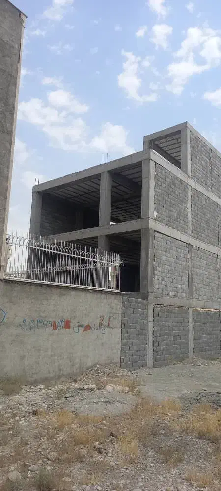 ۲۰۰متر ویلایی اندیشه شهرک نیروانتظامی اسکلت خورده|فروش زمین و ملک کلنگی|اندیشه, پرنیان|دیوار