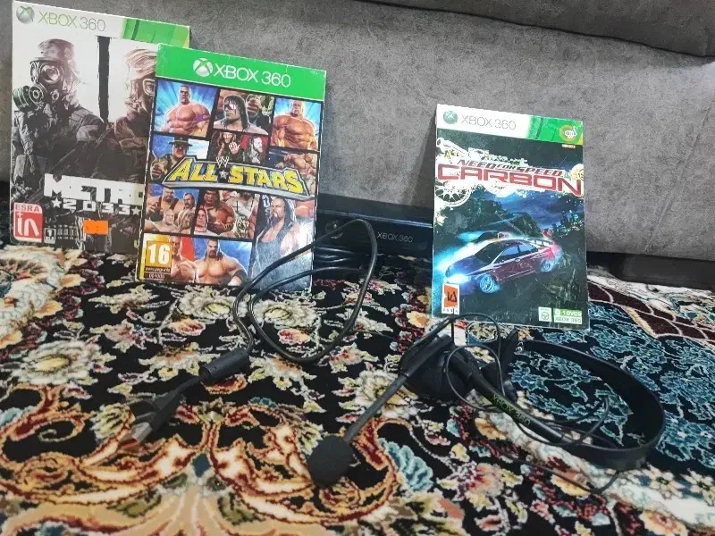 تعویض کینکت هدفون و جاسیدی با دو دسته اکس باکس ۳۶۰|کنسول، بازی ویدئویی و آنلاین|آبادان, |دیوار