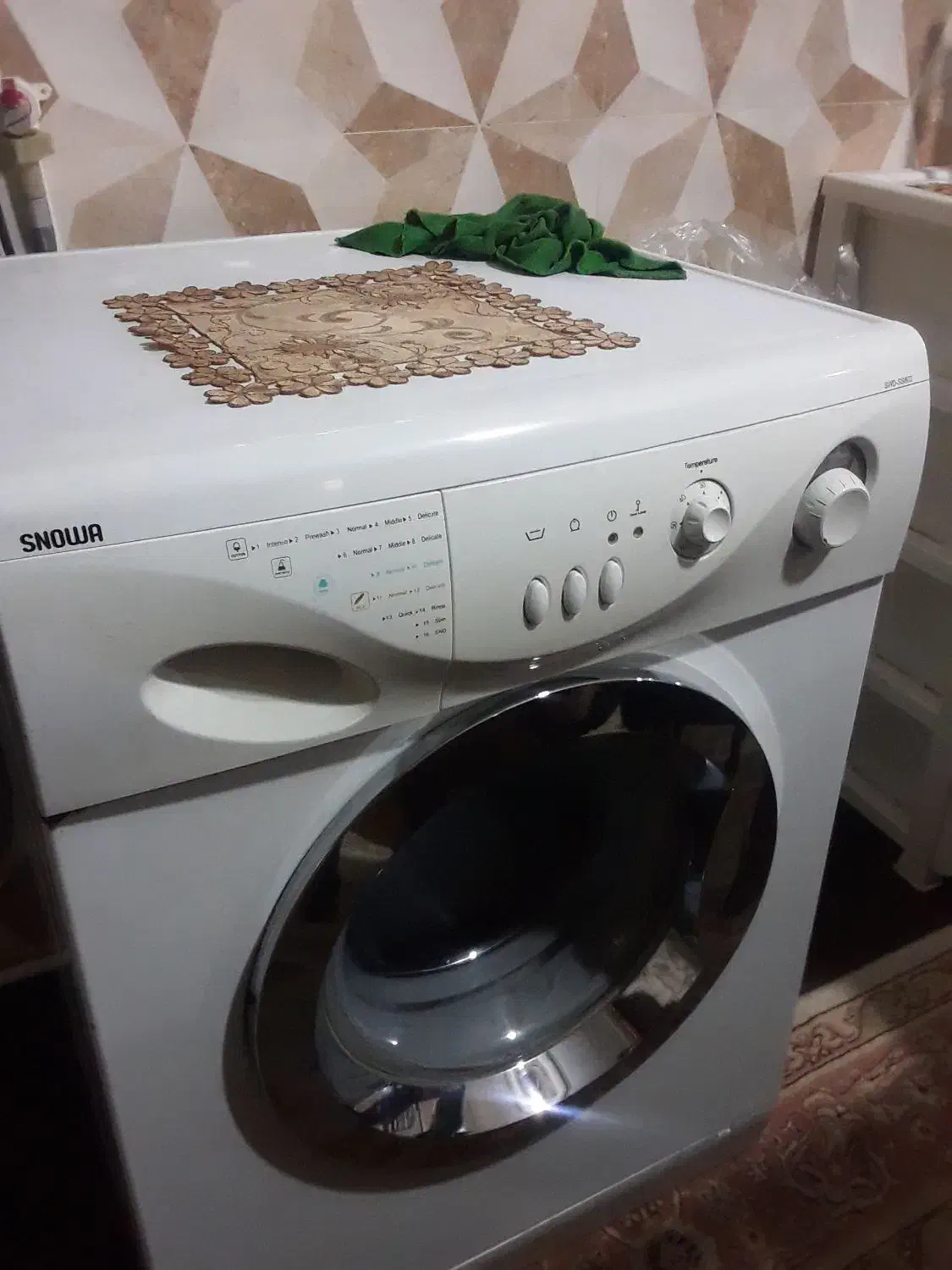 لباسشویی اسنوا 5کیلو ایتالیا15برنامه خودکار اتومات|ماشین لباسشویی و خشک‌کن لباس|ارومیه, |دیوار