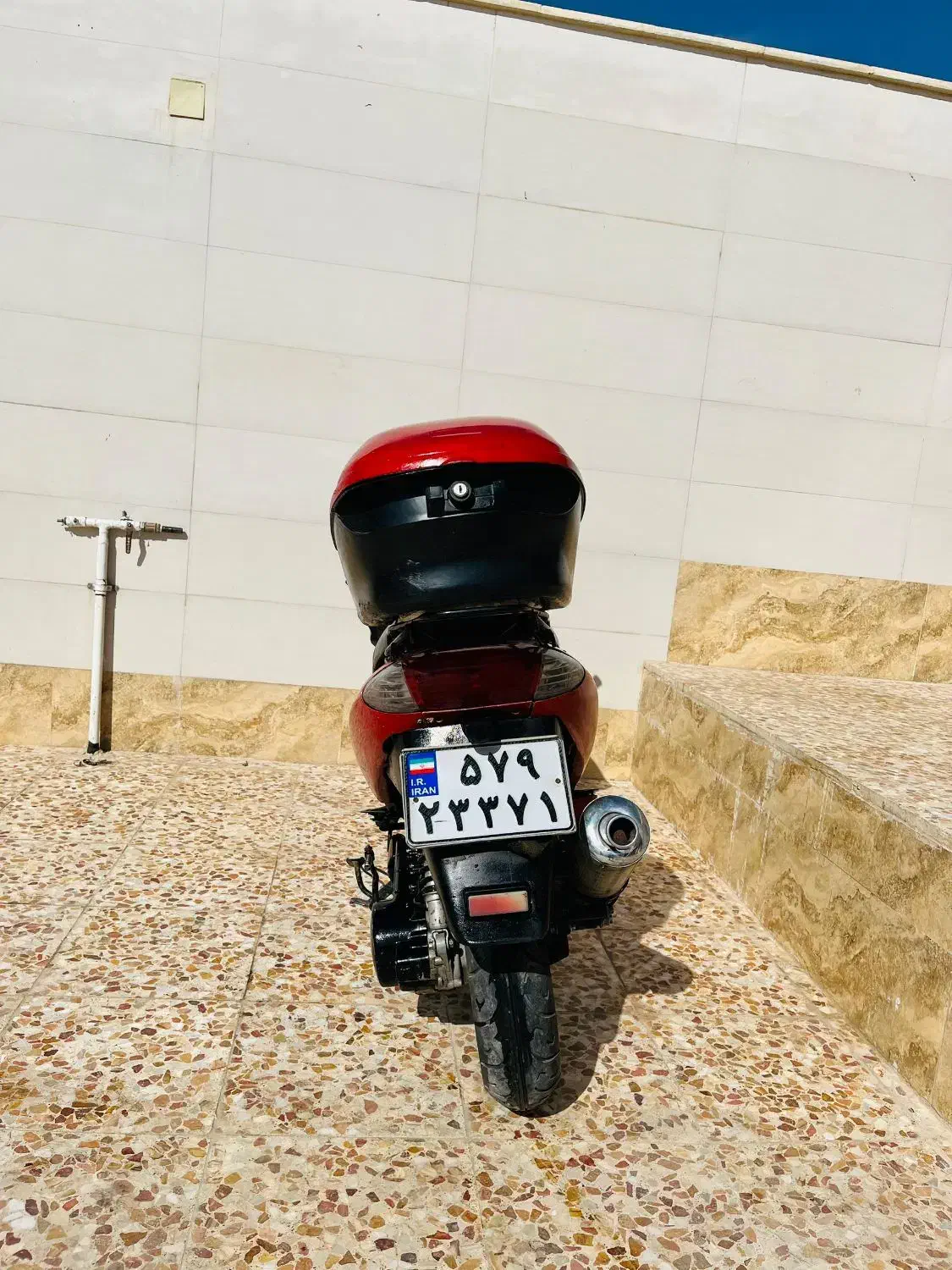 پاکشتی پلاک ملی|موتورسیکلت|شیراز, بید زرد|دیوار