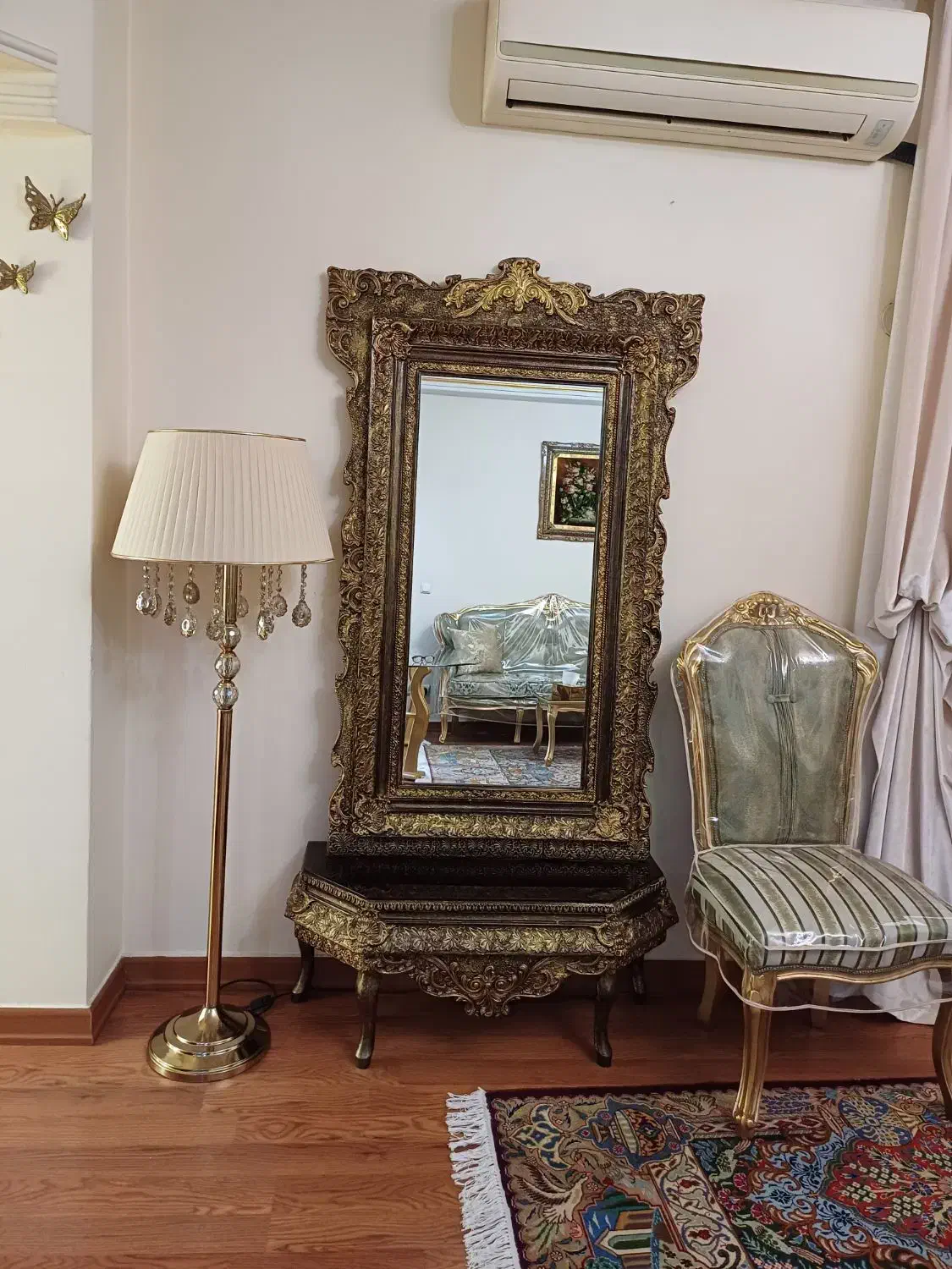 آینه کنسول سلطنتی شیک|بوفه، ویترین، کنسول|تهران, تهرانسر شمالی|دیوار