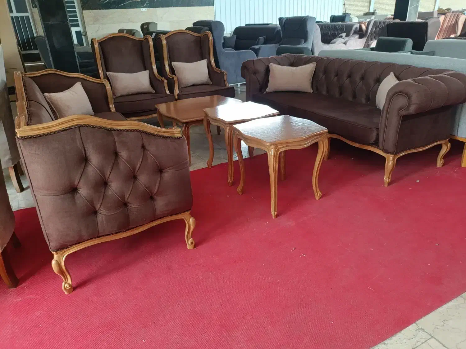 مبل ۸ نفر سلطنتی|مبلمان خانگی و میز عسلی|شیراز, شهرک صنعتی شیراز|دیوار