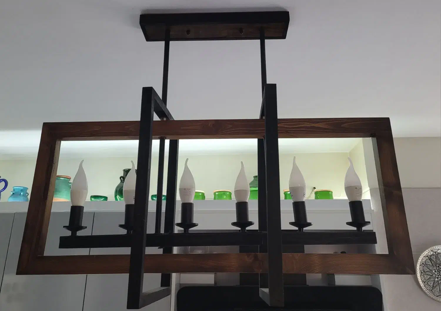 لوستر چوبی|لوستر و چراغ آویز|پرند, فاز ۱|دیوار