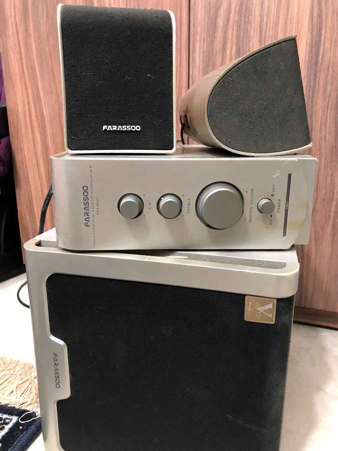 اسپیکر کارکرده|سیستم صوتی خانگی|رودبنه, |دیوار