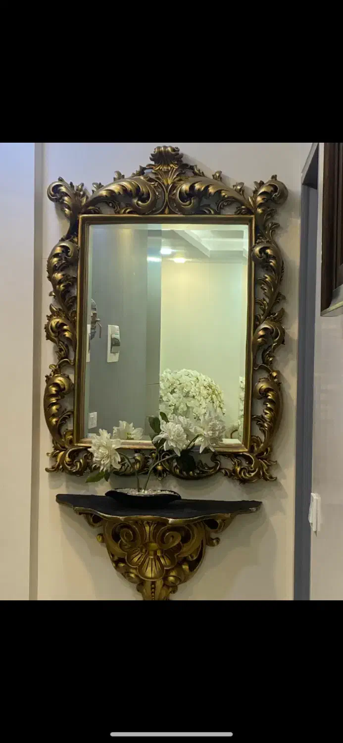 آینه و‌ کنسول|بوفه، ویترین، کنسول|تهران, نیروی هوایی (پیروزی)|دیوار