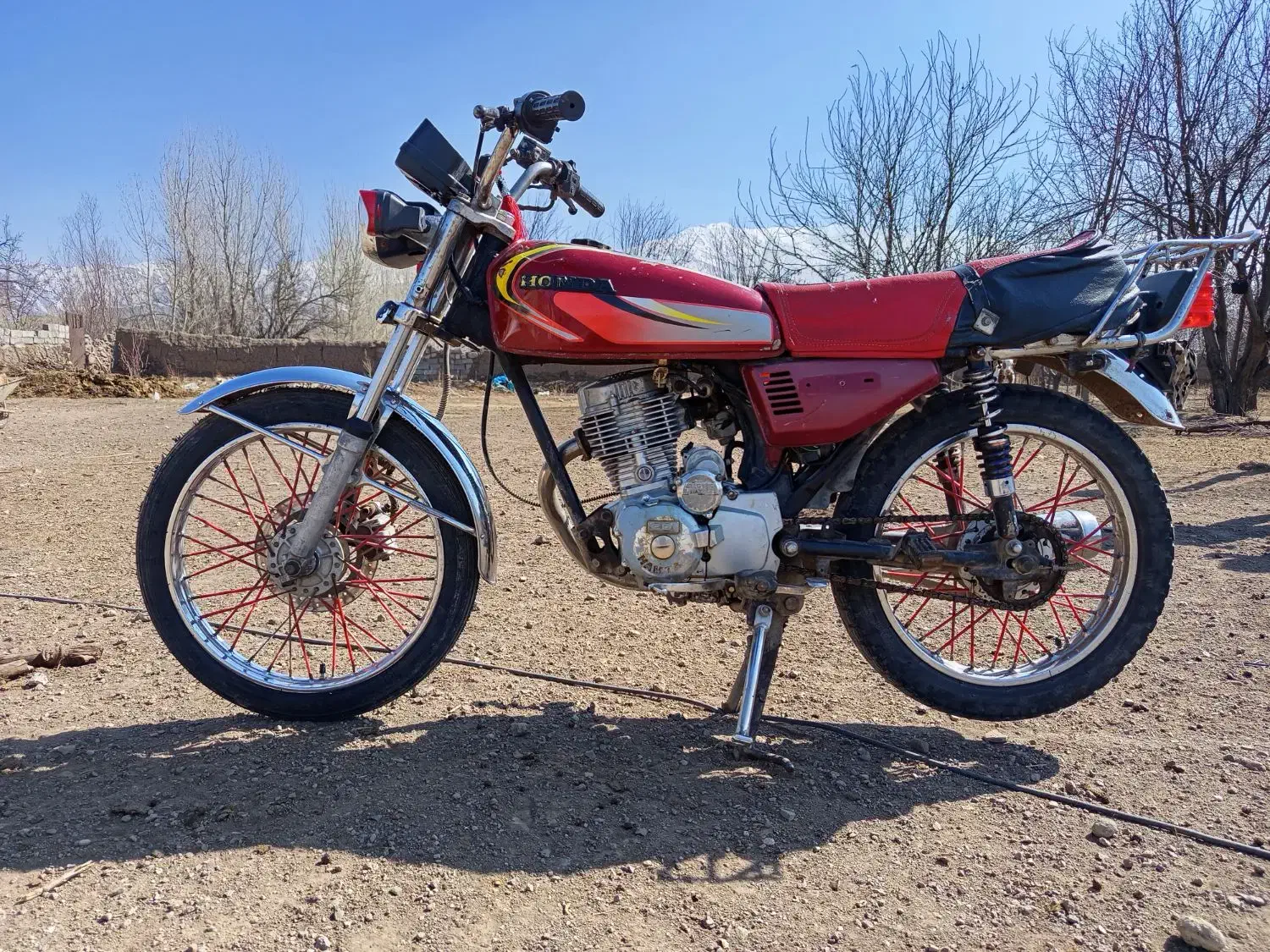 موتور ۲۰۰سی سی مزایده|موتورسیکلت|سراب, |دیوار