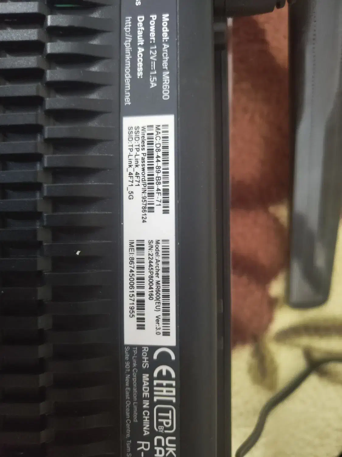 مودم سیم‌کارتی TP-Link Archer MR600 V3|مودم و تجهیزات شبکه|شیراز, شهرک استقلال|دیوار
