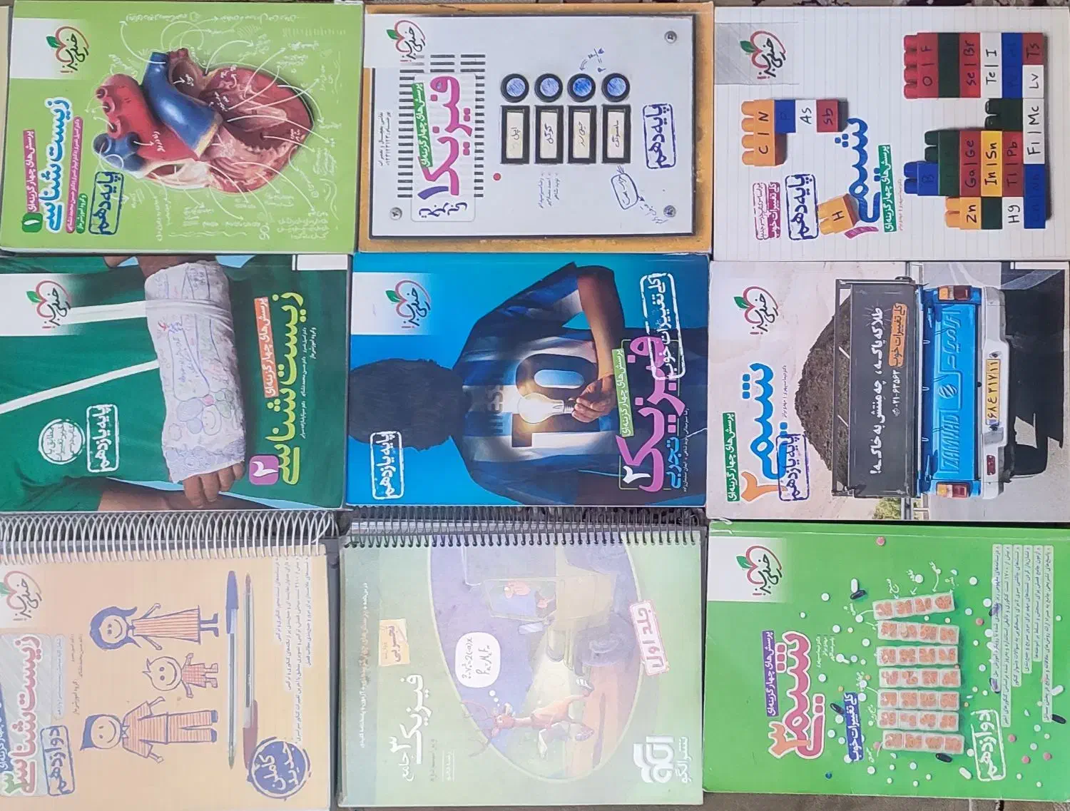 کتاب کمک درسی دبیرستان|کتاب و مجله آموزشی|شیراز, مبعث|دیوار