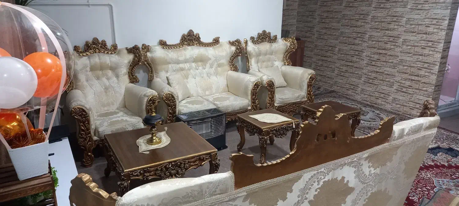 مبل سلطنتی|مبلمان خانگی و میز عسلی|باوی, |دیوار