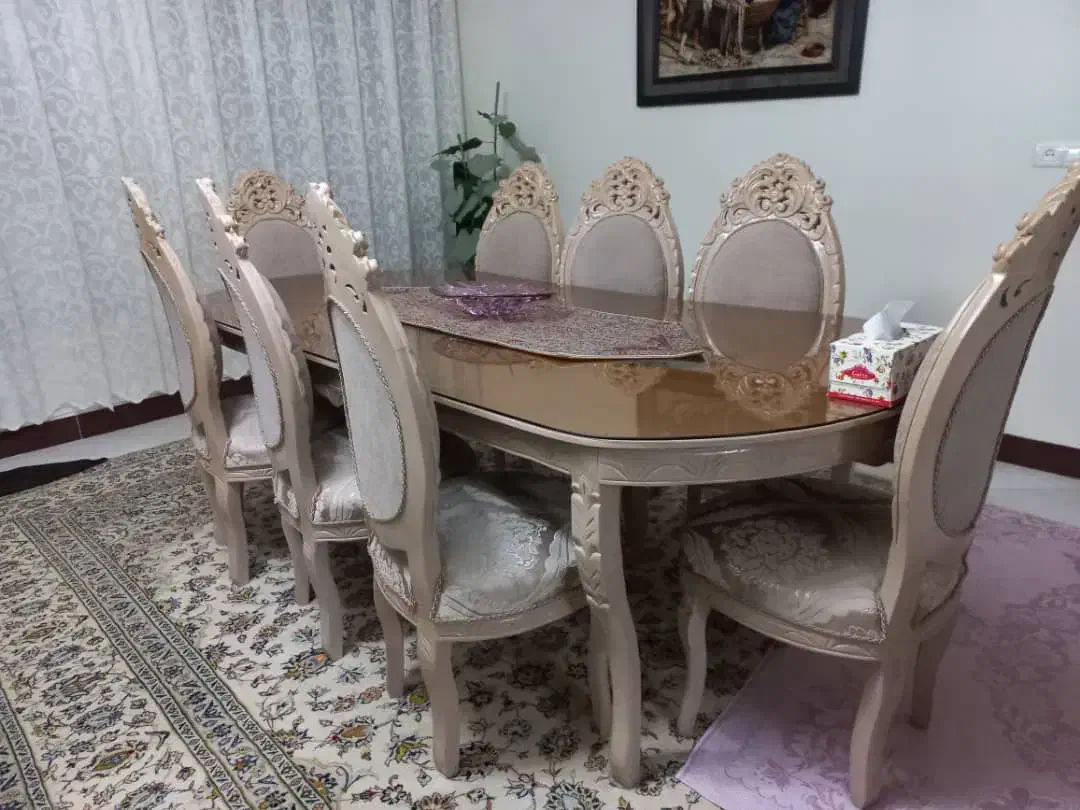 مبل نهار خوری|میز و صندلی غذاخوری|کنگاور, |دیوار