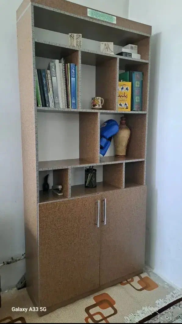 کتاب خانه چوب اصل|کتابخانه، شلف، قفسه‌های دیواری|نظرآباد, نظرآباد|دیوار