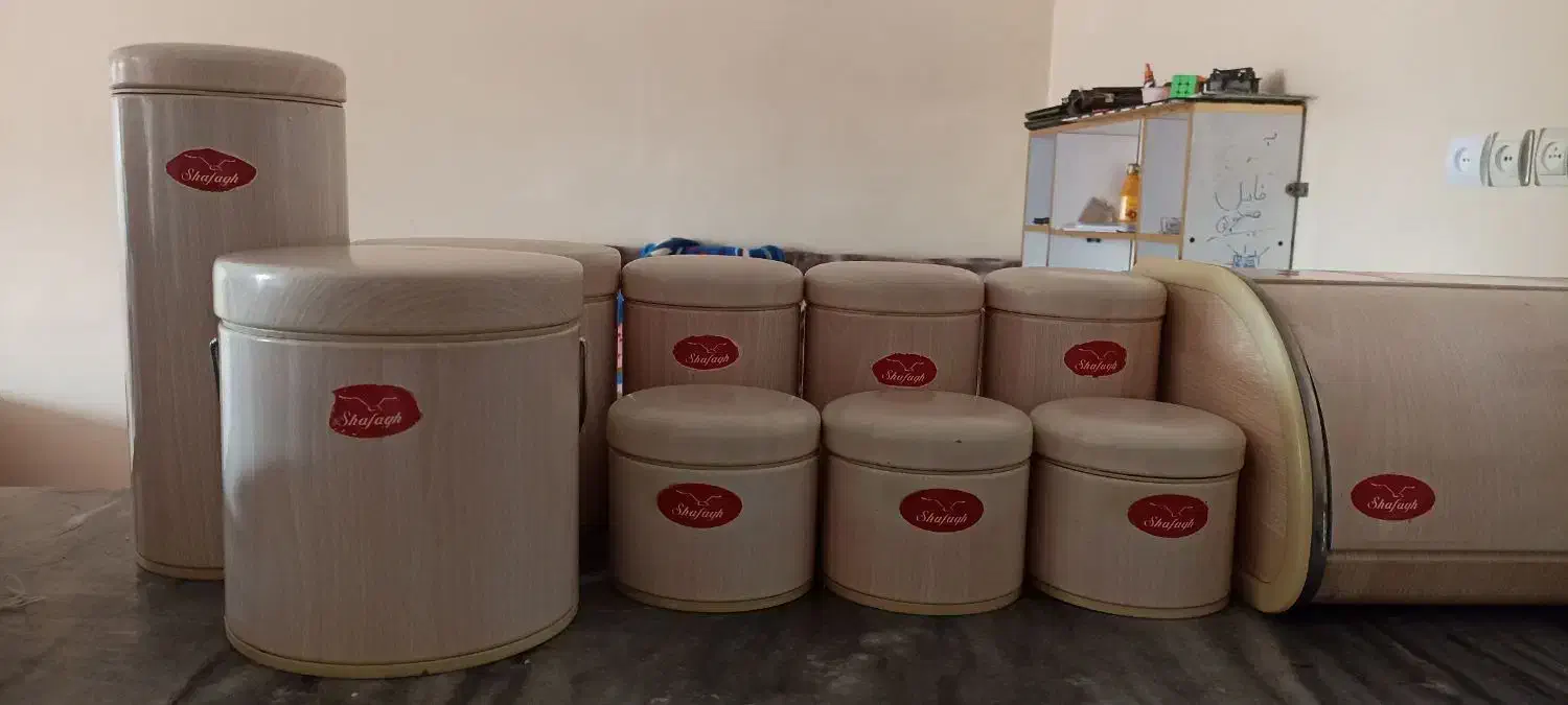 سرویس آشپزخانه شفق ۱۰ پارچه|ظروف نگهدارنده، پلاستیکی، یک‌بارمصرف|تبریز, |دیوار