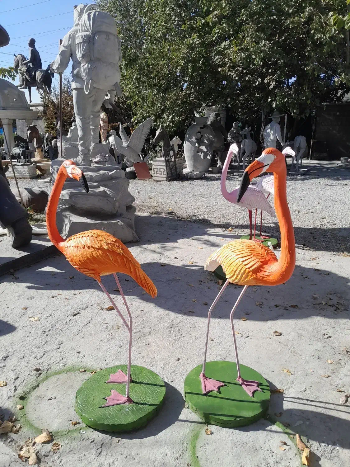 مجسمه لک لک،فلامینگو و ...|مجسمه، تندیس، ماکت|تهران, حر|دیوار