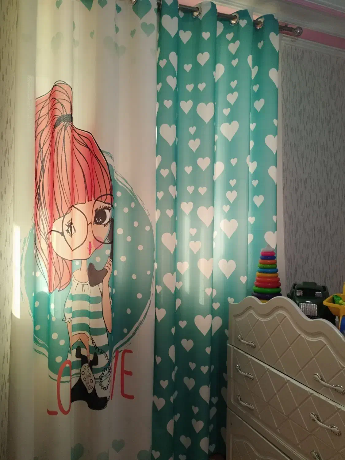 پرده اتاق کودک|پرده، رانر، رومیزی|ماهدشت, |دیوار