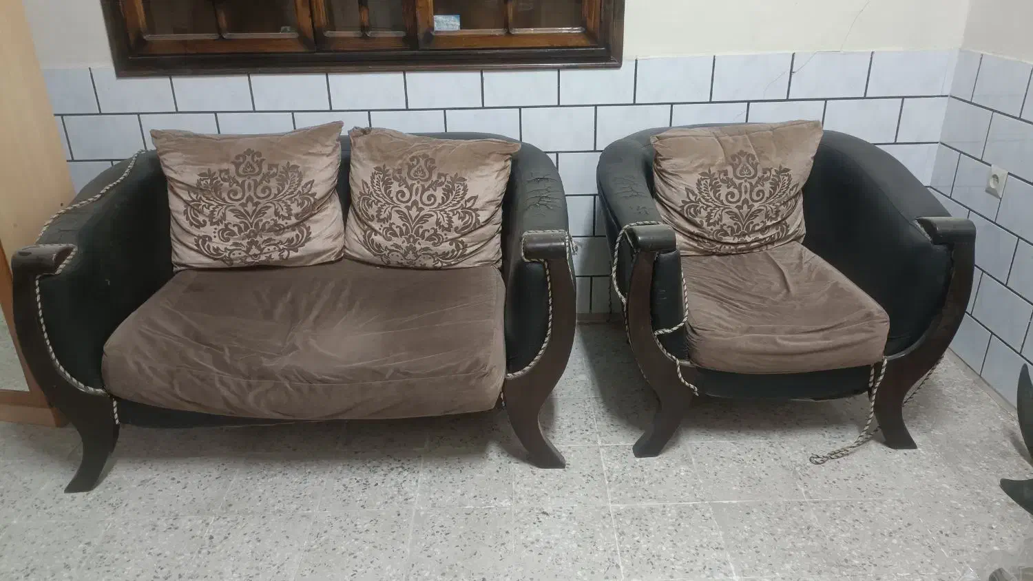 مبل ۷نفره به همراه میز|مبلمان خانگی و میز عسلی|دزفول, |دیوار