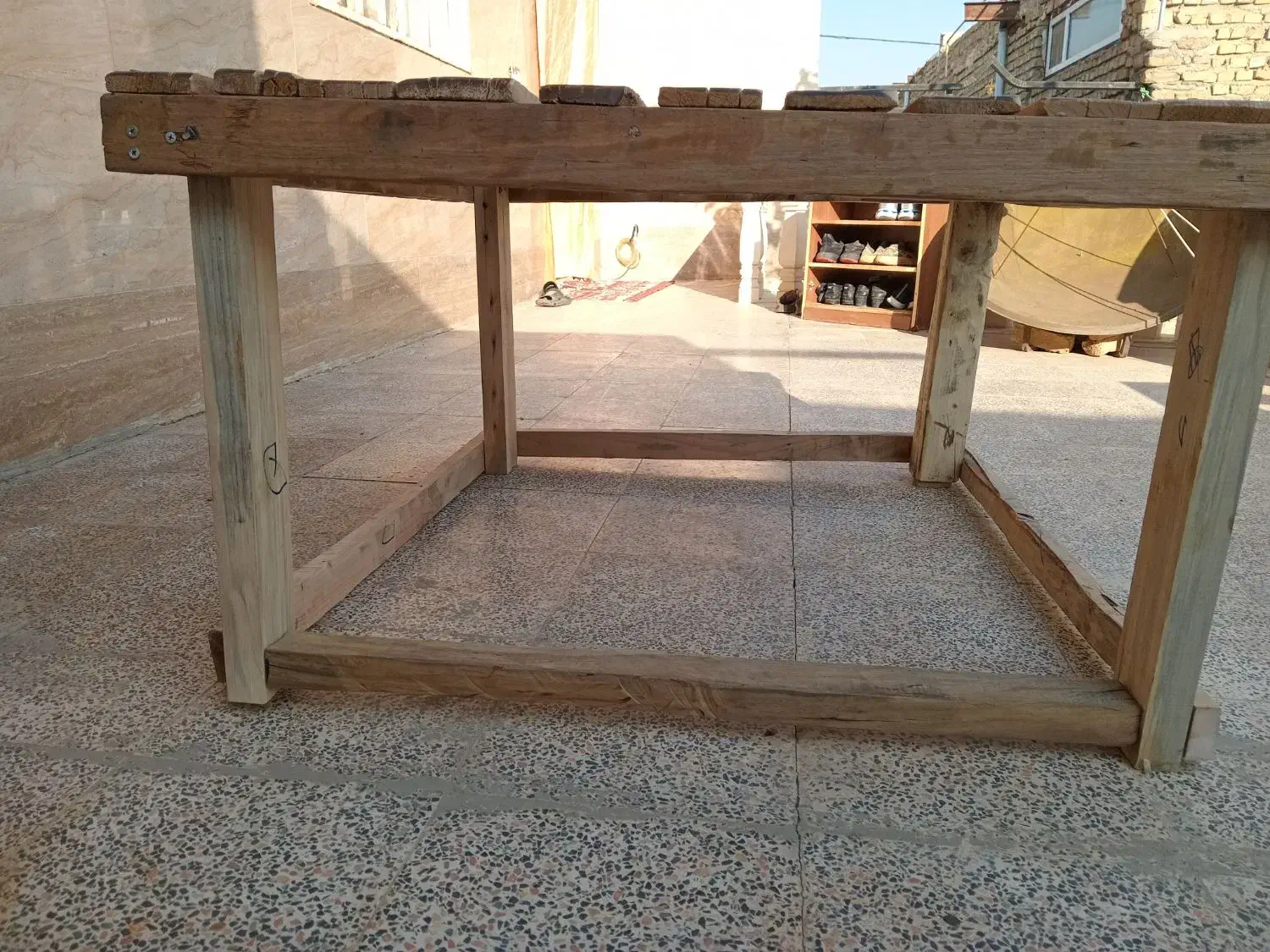 کرسی که 1ماه درست شده ارتفاع60سانتی وروشم1در1و10|صندلی و نیمکت|نظرآباد, نجم آباد|دیوار