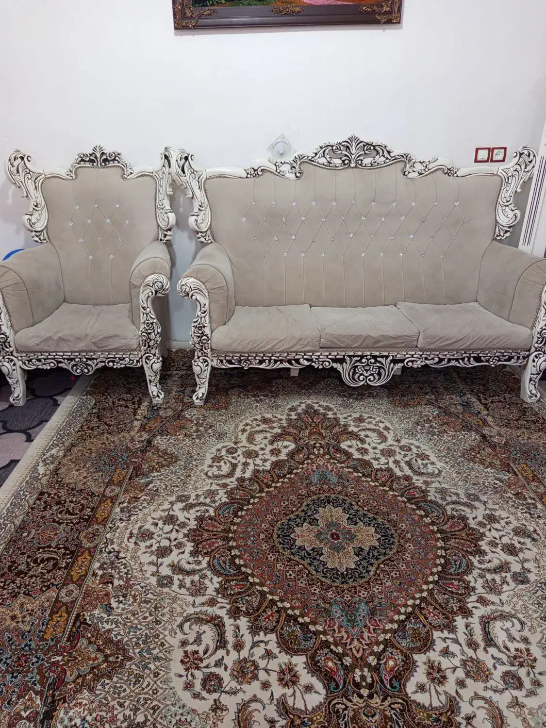 مبل هفت نفره|مبلمان خانگی و میز عسلی|خرمدره, |دیوار