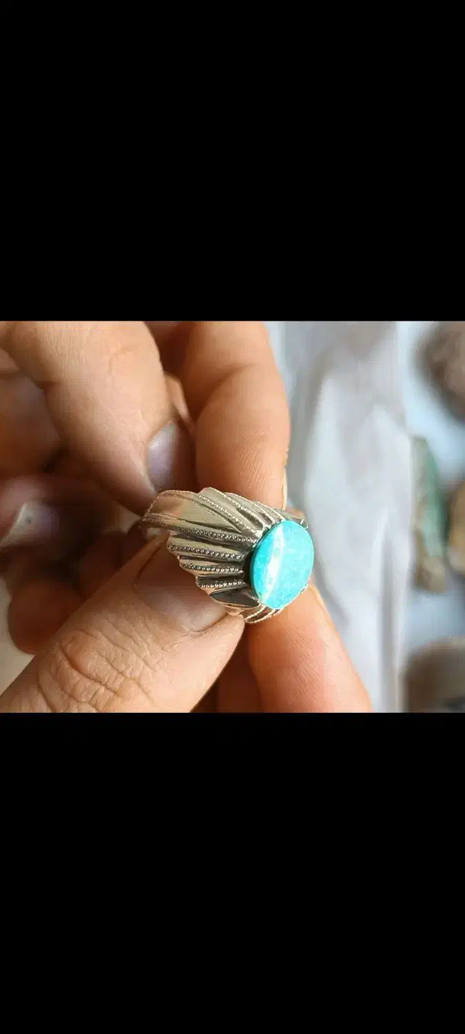 انگشتر فیروزه دستساز|جواهرات|سبزوار, رضوی|دیوار