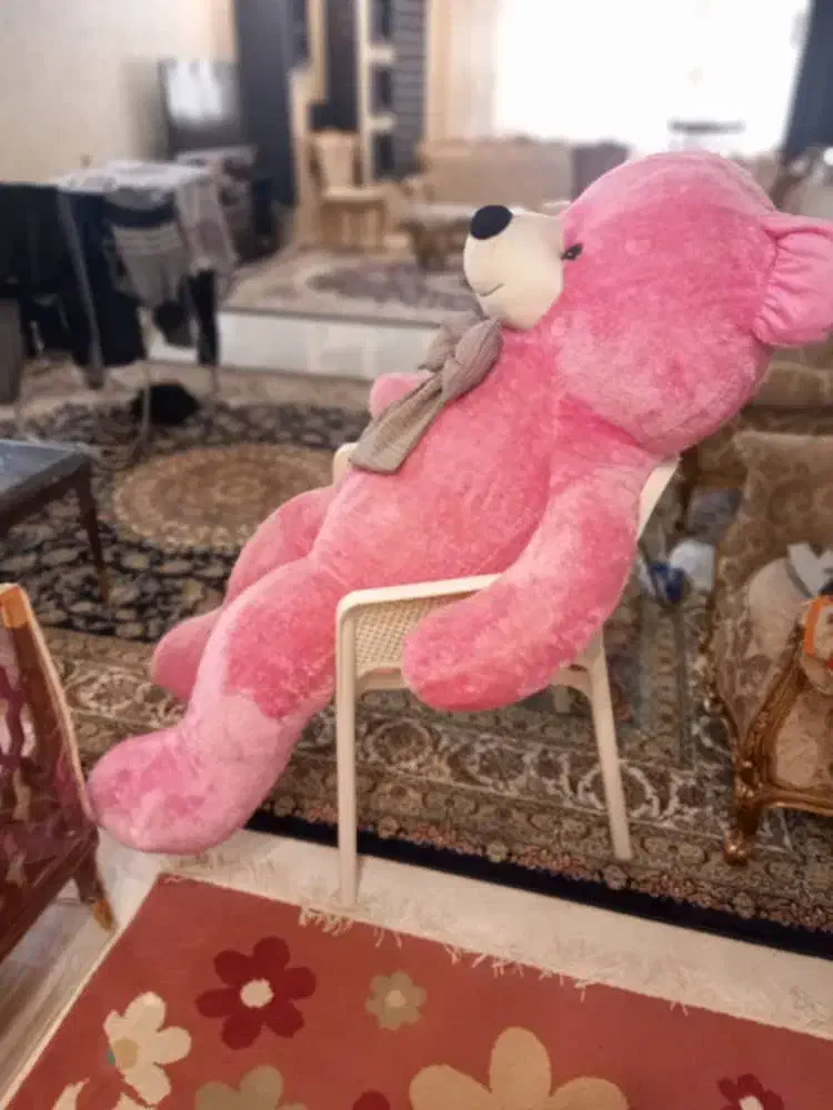 خرس بزرگ صورتی مناسب هدیه دادن|اسباب‌‌بازی|مشهد, احمدآباد|دیوار