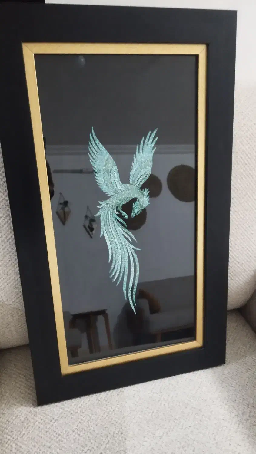 تابلو فیروزه|تابلو، نقاشی، عکس|نیشابور, گمنام غربی|دیوار