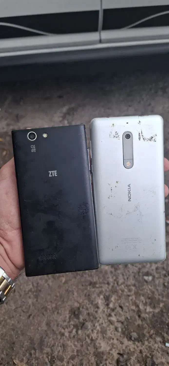 گوشی نوکیا و zte|موبایل|رشت, پل تالشان|دیوار