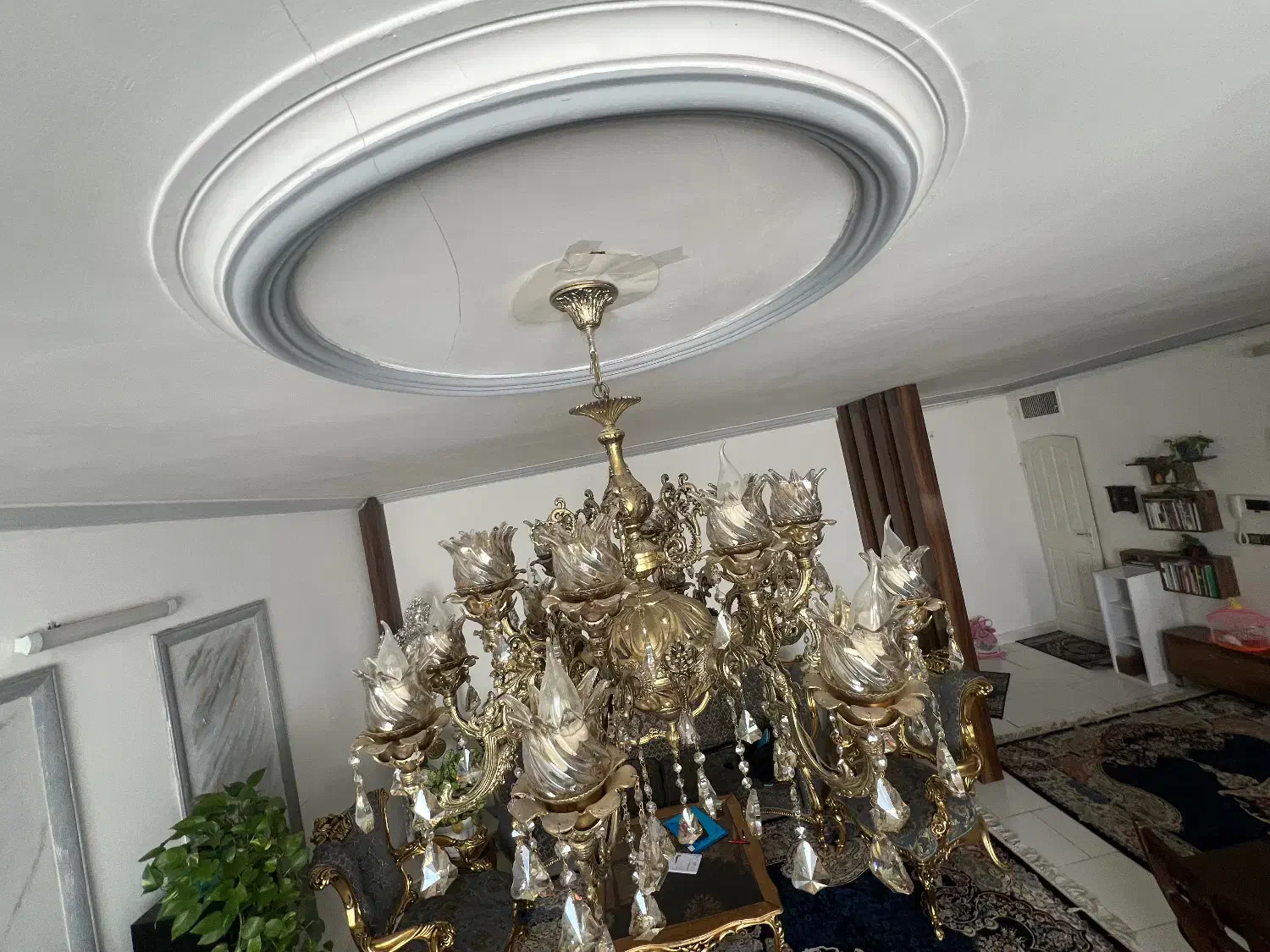 لوستر|لوستر و چراغ آویز|مشهد, شهرآرا|دیوار