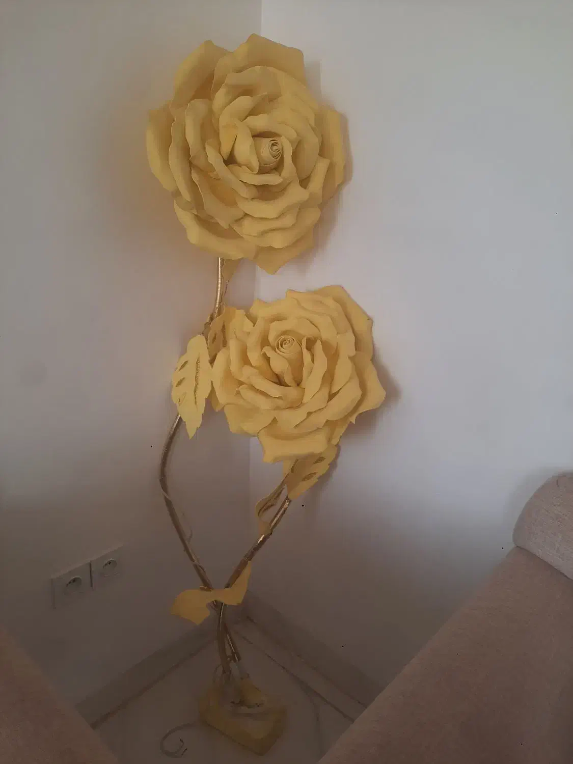 گل بزرگ|گل مصنوعی|ایلام, |دیوار