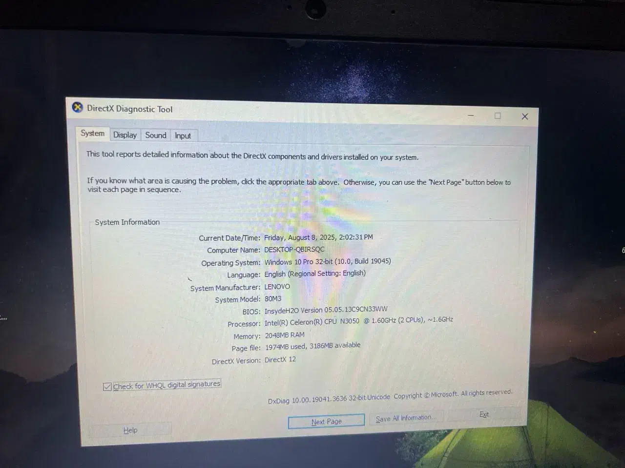 لپ تاب lenovo|رایانه همراه|فردیس, شهرک ارم|دیوار