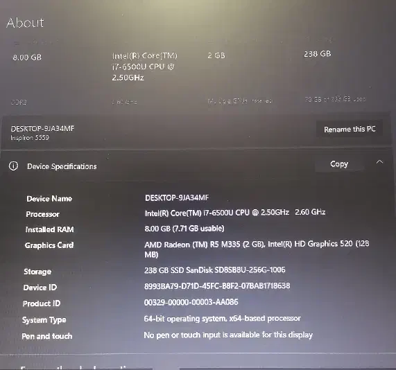 لپتاپ DELL|رایانه همراه|نیشابور, شهرک قدس|دیوار