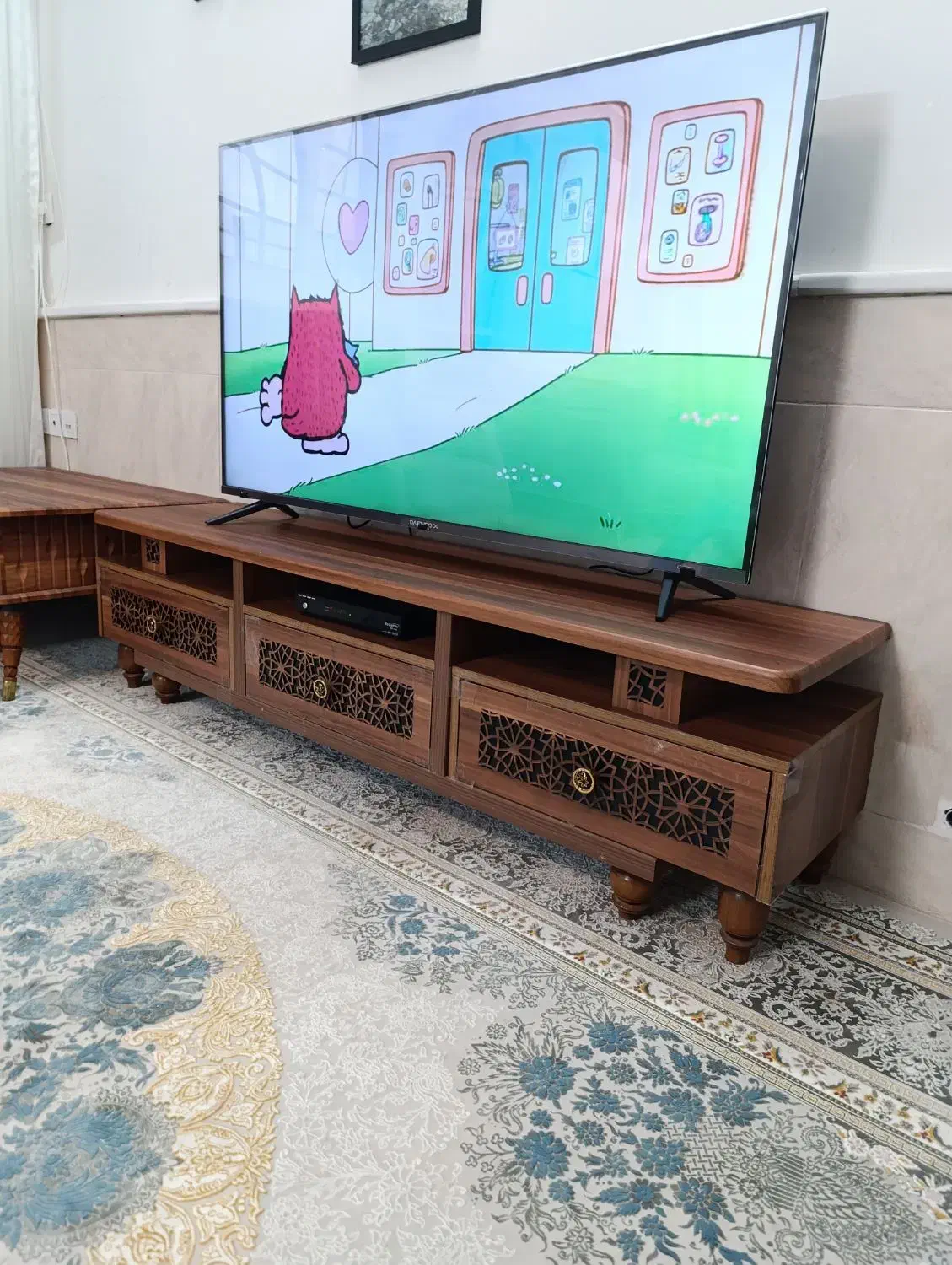 میز تلویزیون تمام چوب|میز تلویزیون|کاشمر, |دیوار